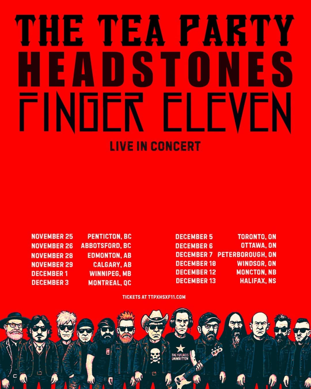 Headstones Tour Poster 2025